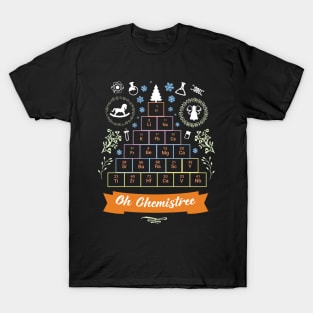 Oh Chemistree christmas science T-Shirt